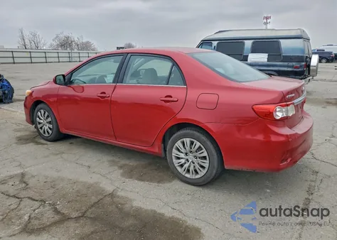 2013 Toyota Corolla Base from USA, damaged, VIN 5YFBU4EE4DP141223